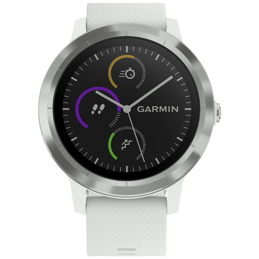 Garmin Vivoactive 3 Smart Watch Silicone White