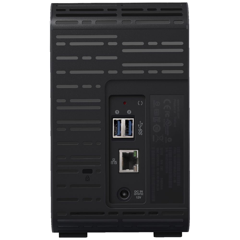 WD 20TB My Cloud EX2 Ultra 2-Bay Storage