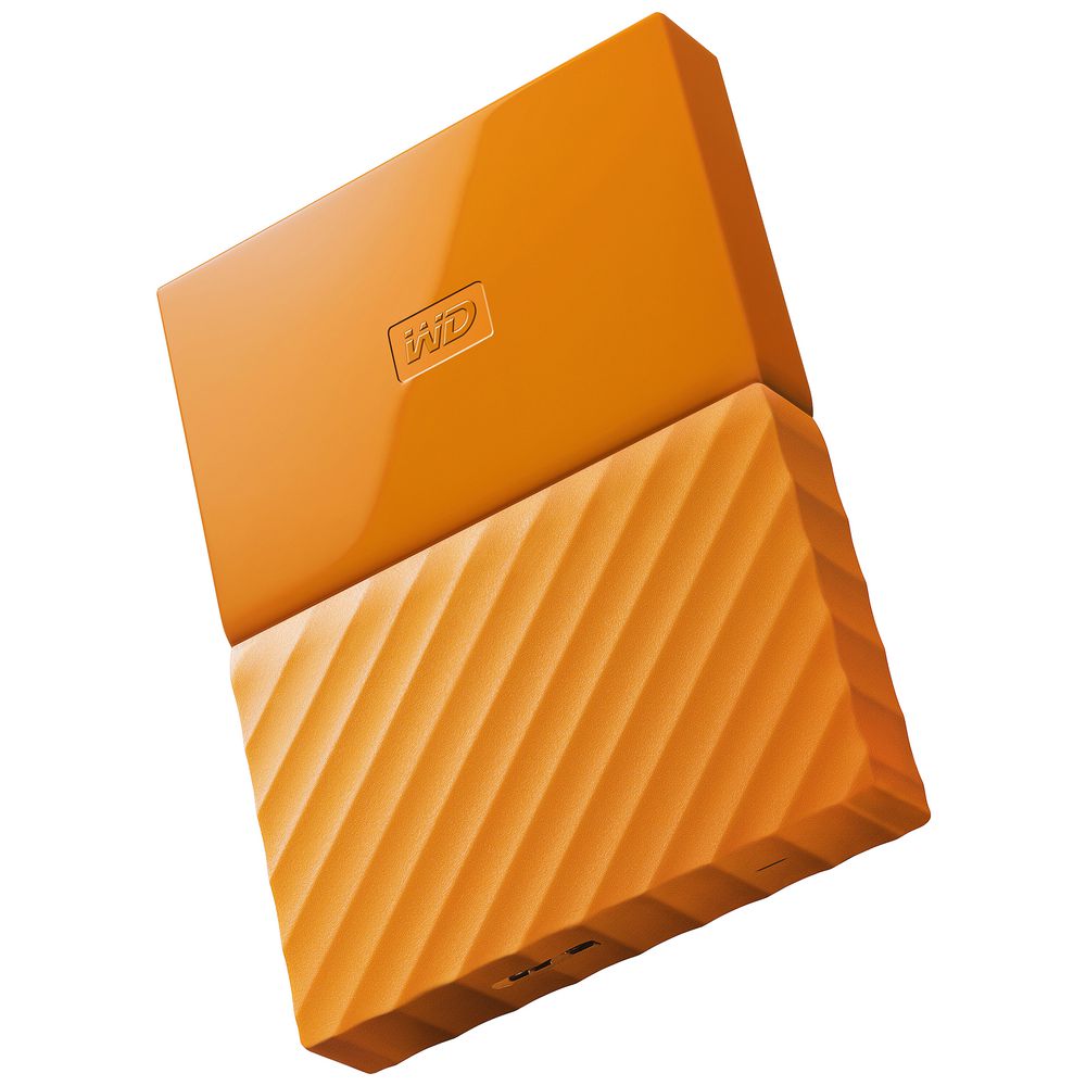WD My Passport 1TB Portable Hard Drive Orange