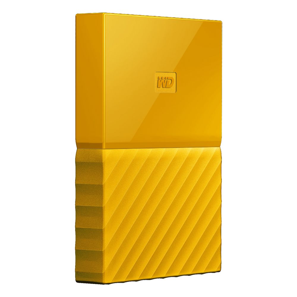 WD 1TB My Passport Portable Hard Drive Yellow