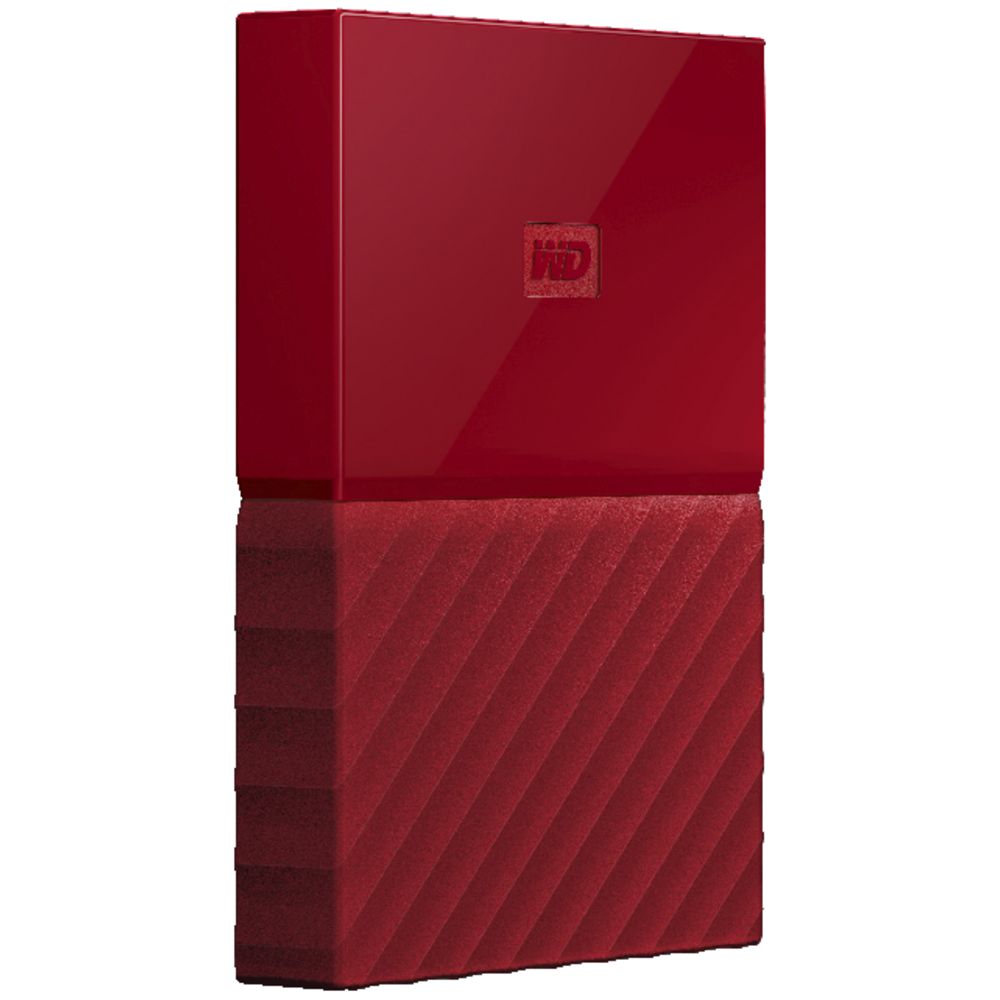 WD 2TB My Passport Portable Hard Drive Red