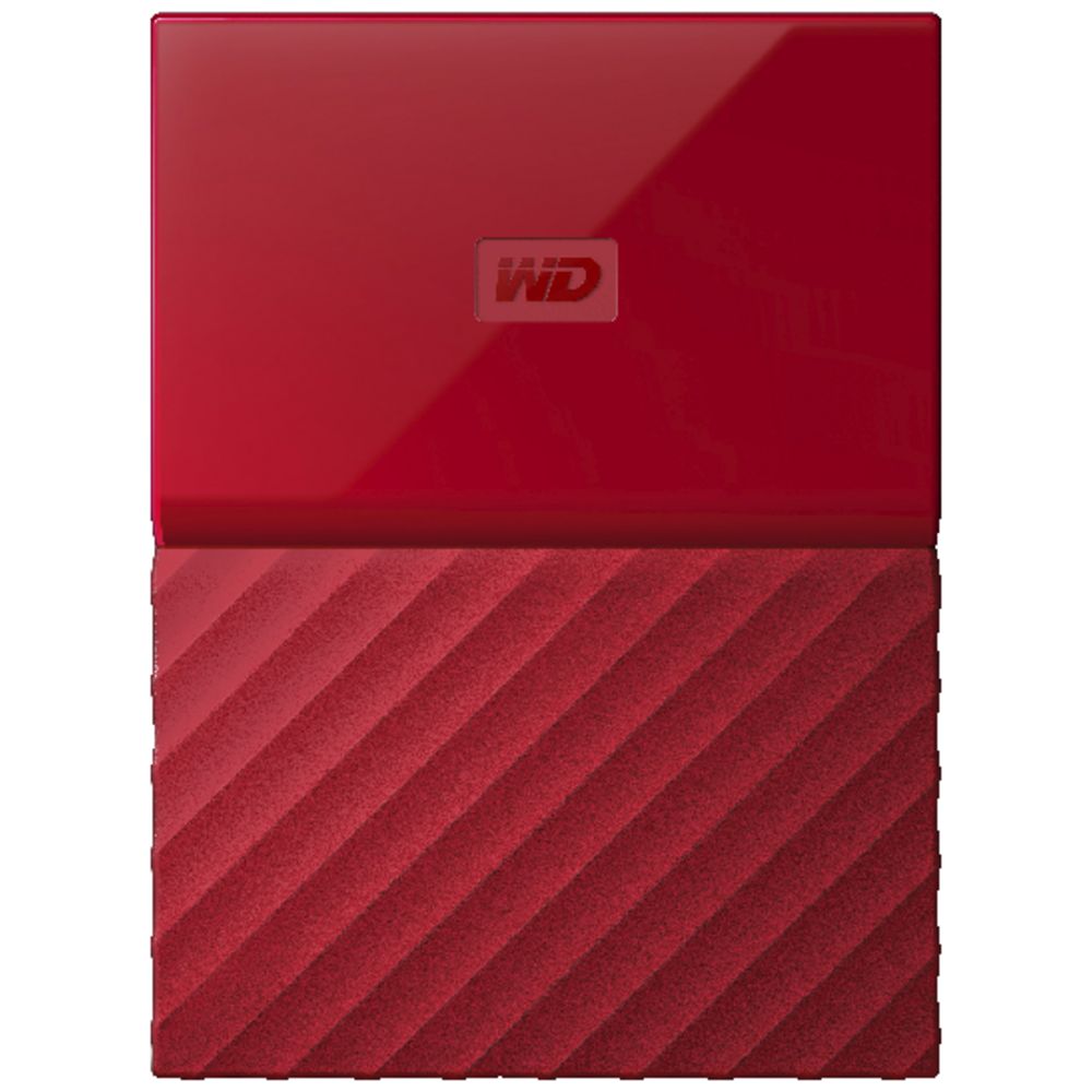 WD 2TB My Passport Portable Hard Drive Red