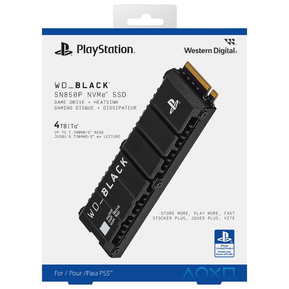 PS5公式ライセンス WD_BLACK SN850P 4TB SSD Amazon | ウエスタンデジタル Western Digital 内蔵SSD 4TB PS5