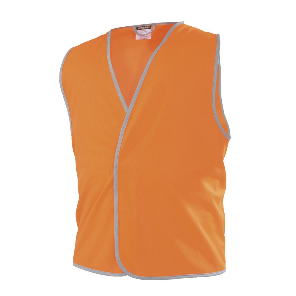 Workhorse Hi-Vis Safety Vest Day Orange XXXL