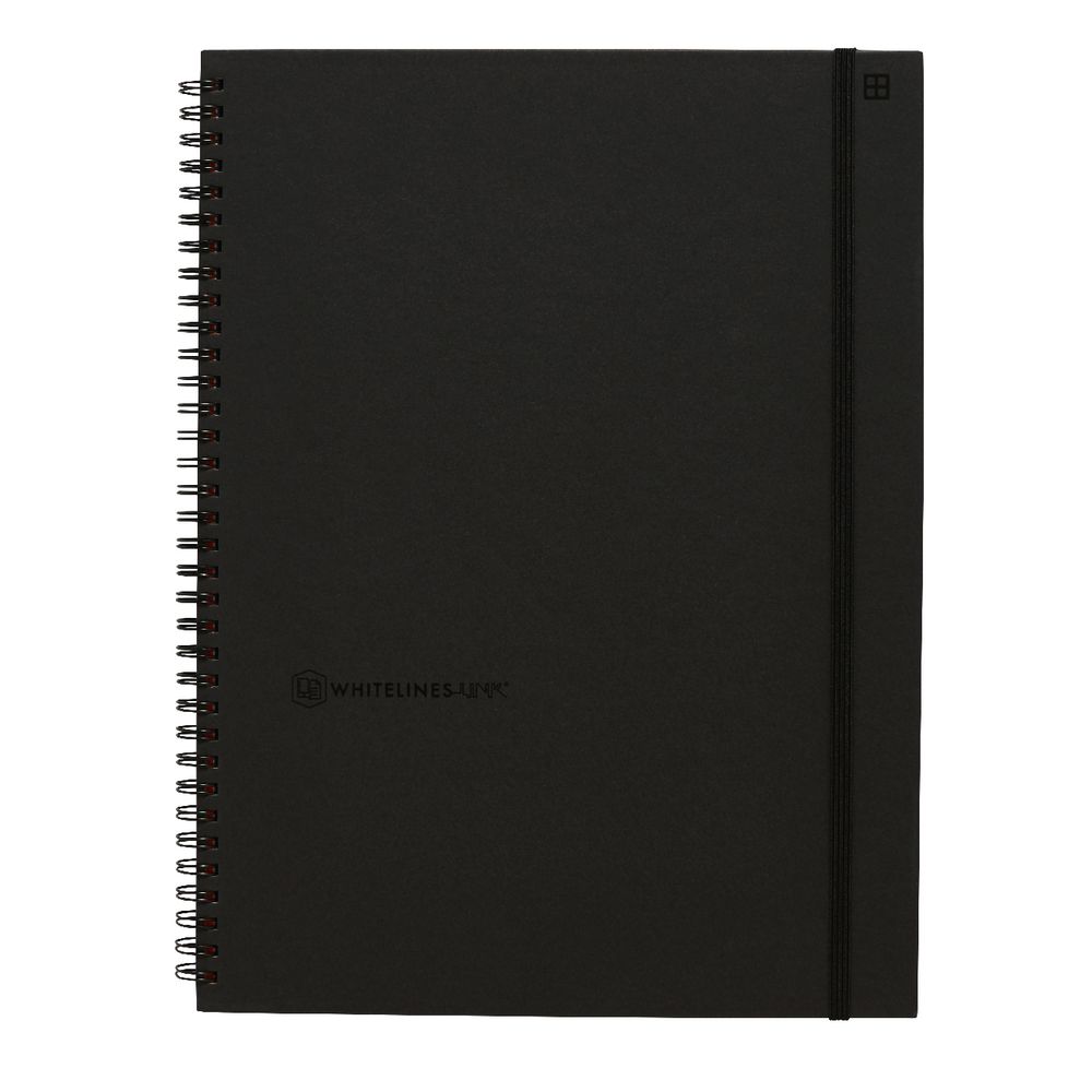 Whitelines Hard Cover A4 Notebook 5mm Square 160 Page