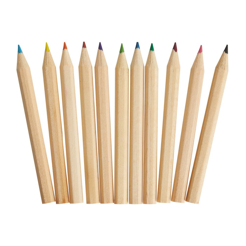 X Mini Coloured Pencils 12 Pack