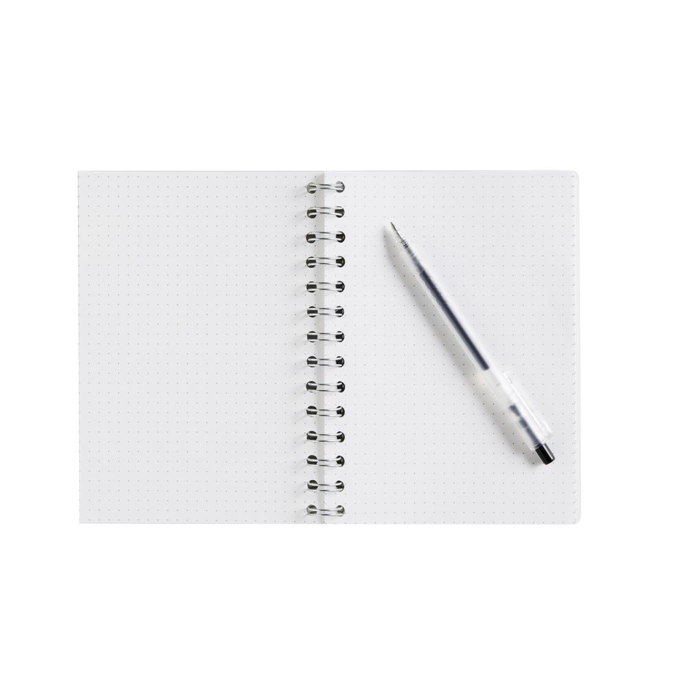 X A5 PP Spiral Notebook With Pouch 180 Page