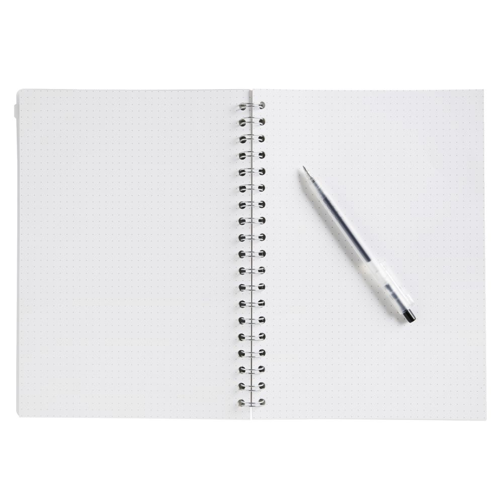 X B6 PP Spiral Notebook with Pouch 180 Page
