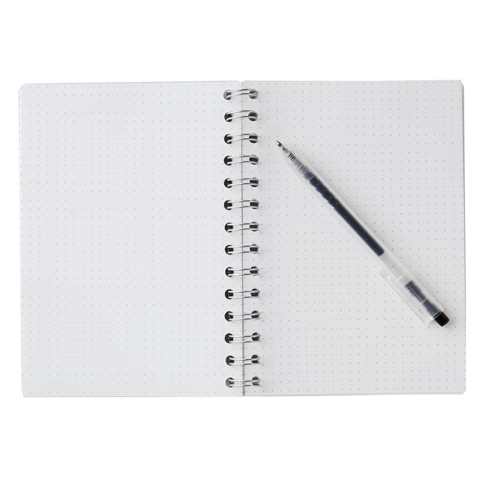 X B6 PP Spiral Notebook 180 Page White