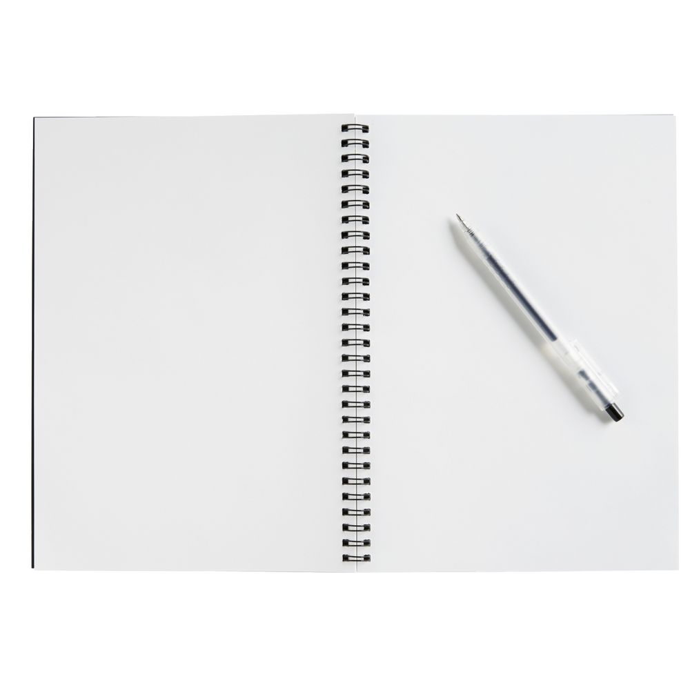 X B5 Pressboard Spiral Notebook 160 Page Black Officeworks