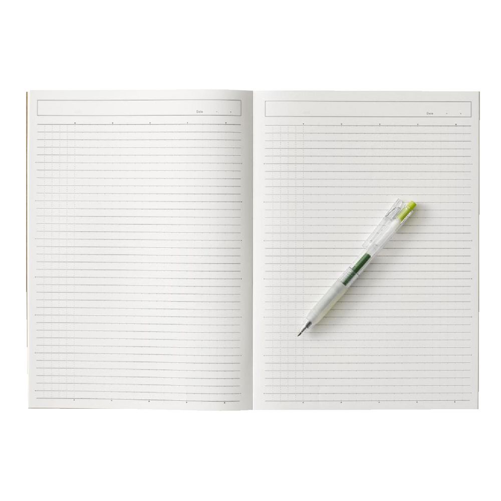 X B6 Kraft Ruled Notebook 60 Page
