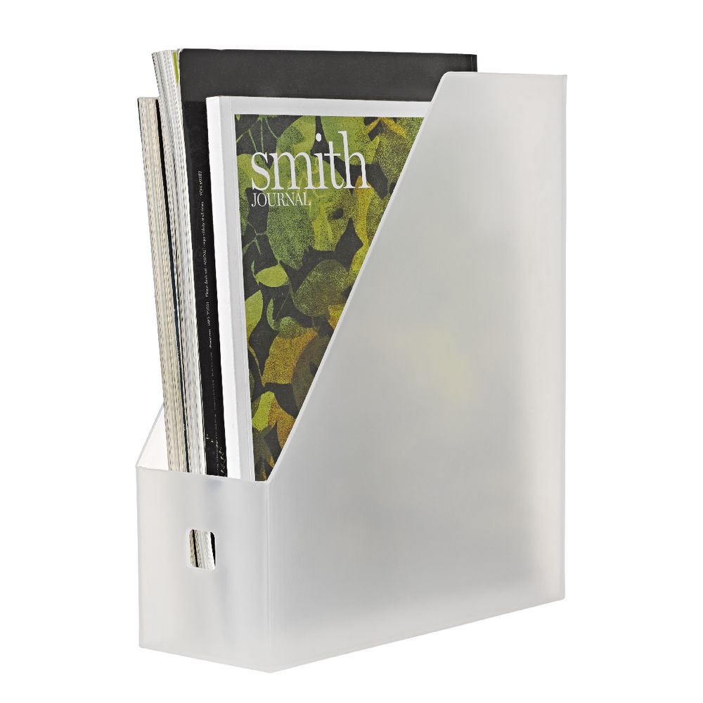 X Magazine File Wide Frosted