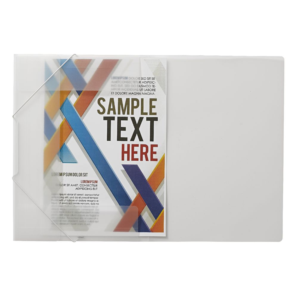 X A3 Document Wallet Frosted