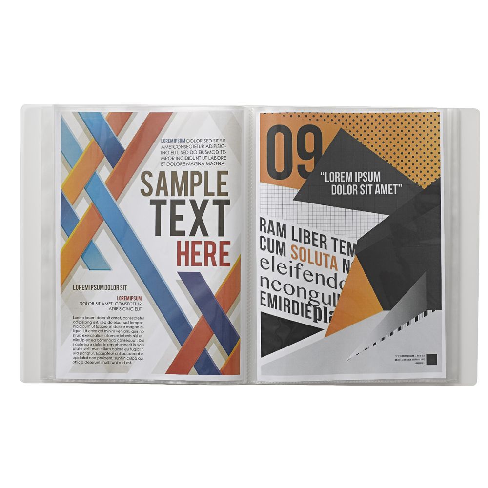 X Display Book A4 60 Pocket Frosted
