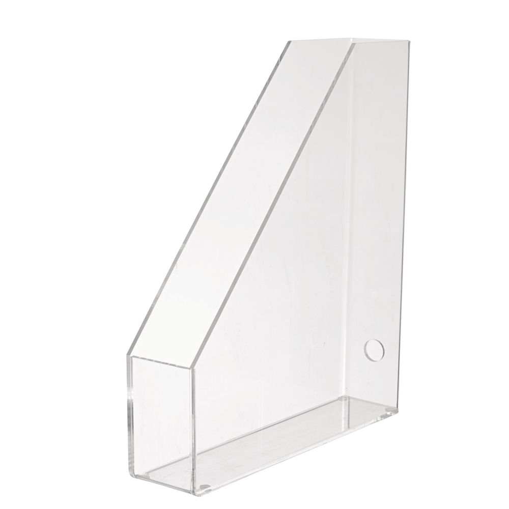X Magazine File Acrylic Clear