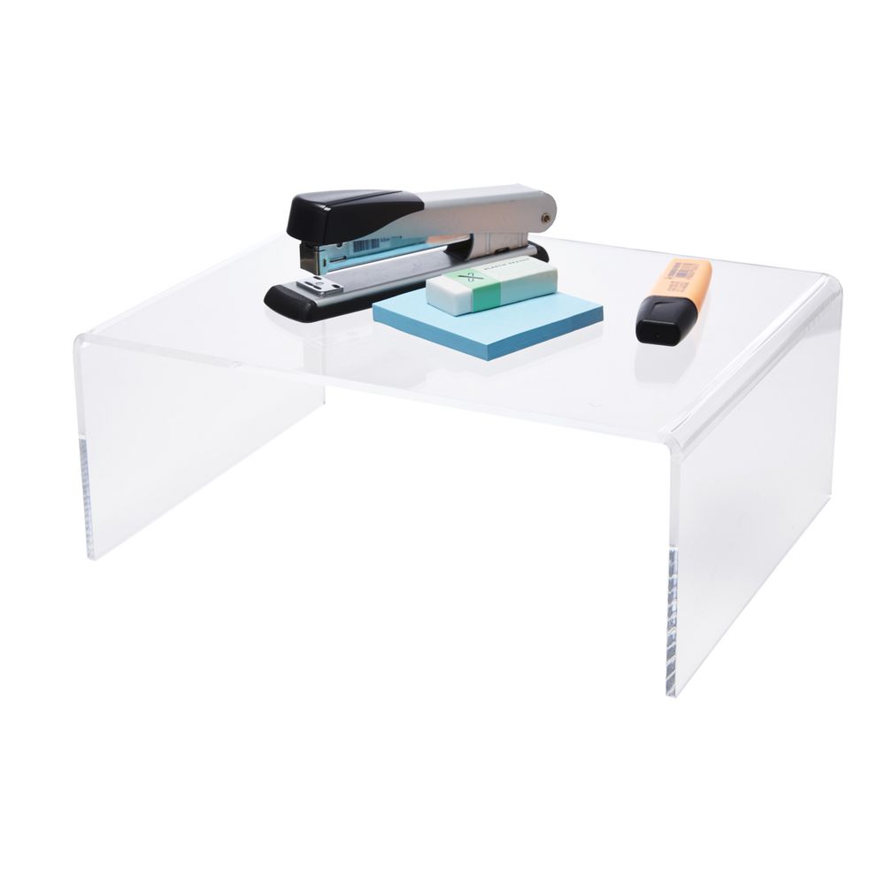 X Large Desk Riser Acrylic Clear