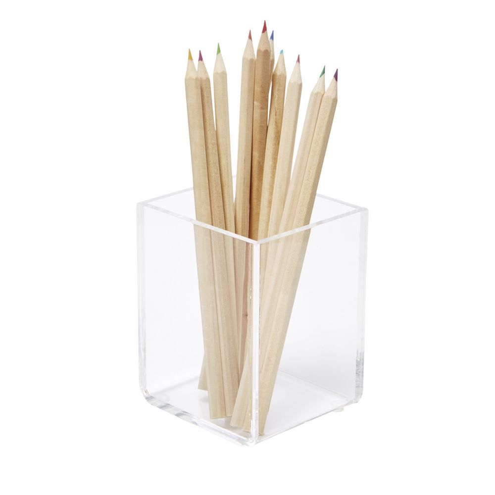 X Pen Cup Clear