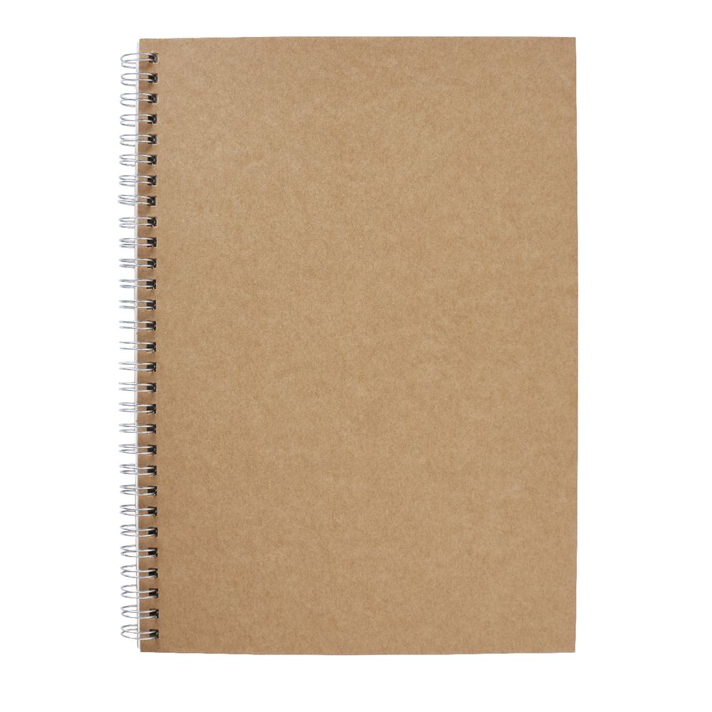 X B5 Spiral Agenda Notebook Kraft 96 Page