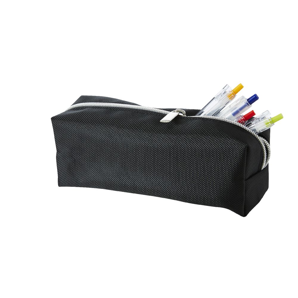 X PET Recycled Block Pencil Case Black