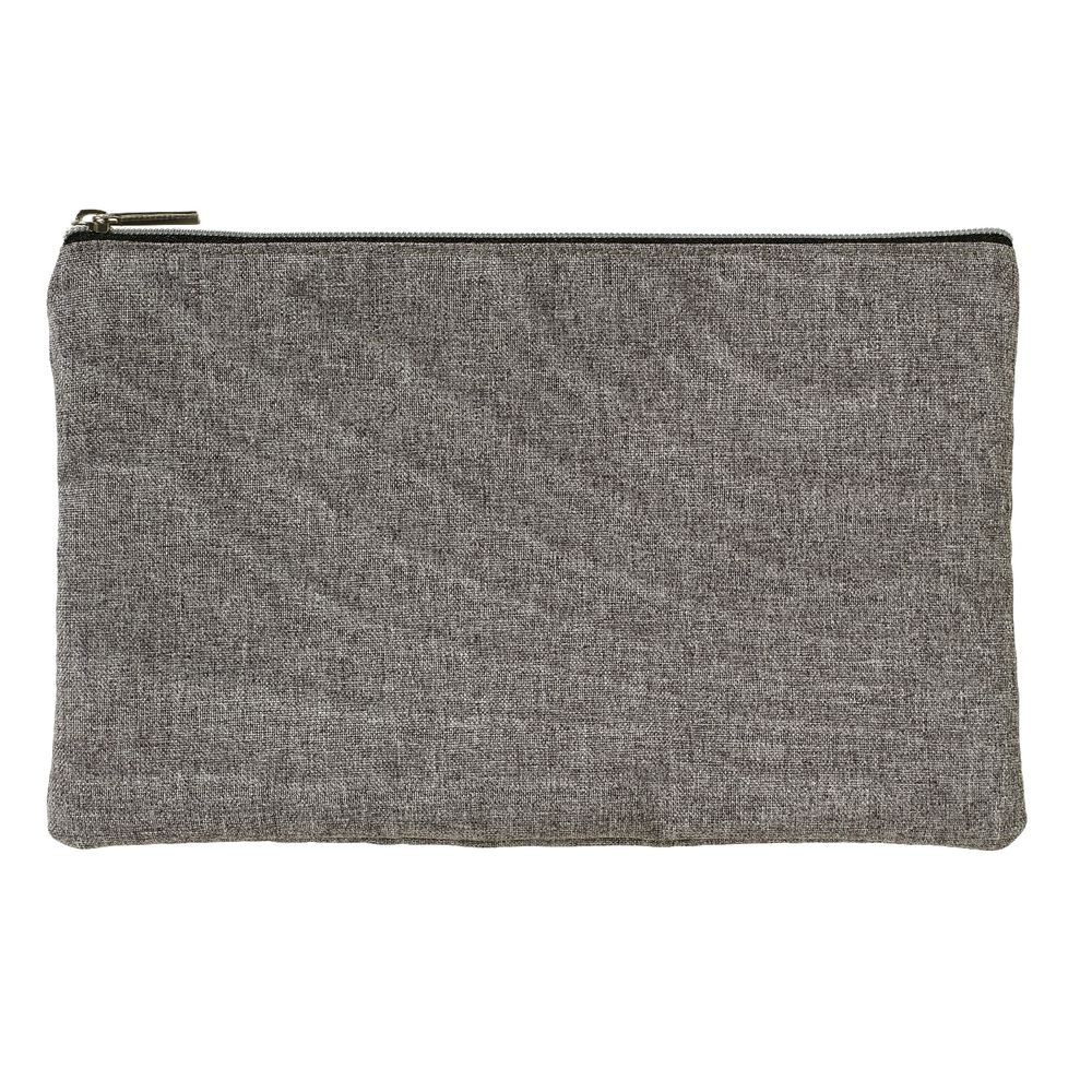 X PET Recycled Pencil Case Grey