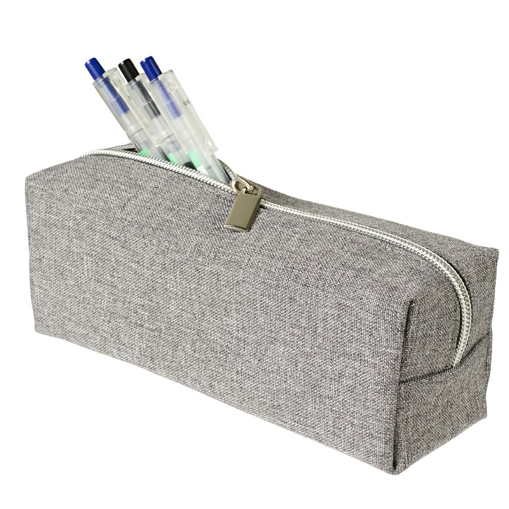 X PET Recycled Block Pencil Case Grey
