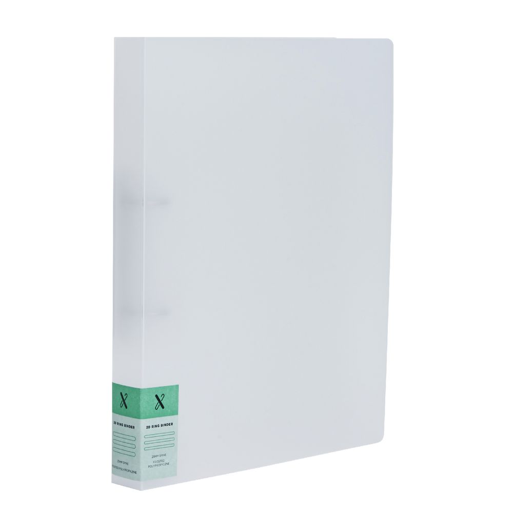 X Binder A4 2 D-Ring Frosted