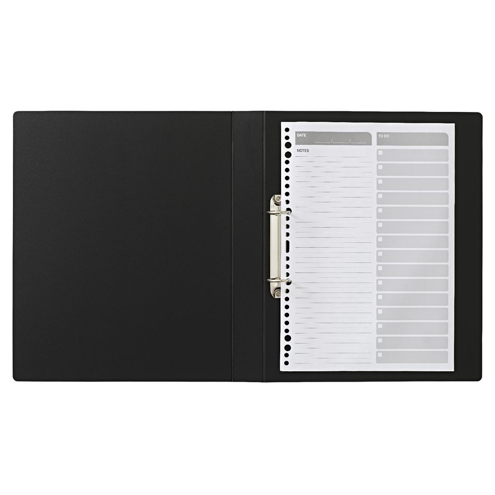 X Binder A4 2 D-Ring Black