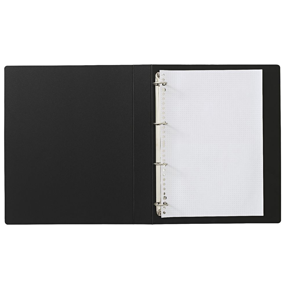 X Binder A4 4 D-Ring Black