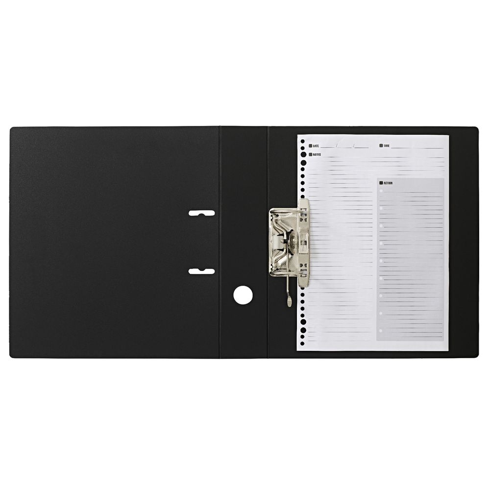 X Lever Arch File Black
