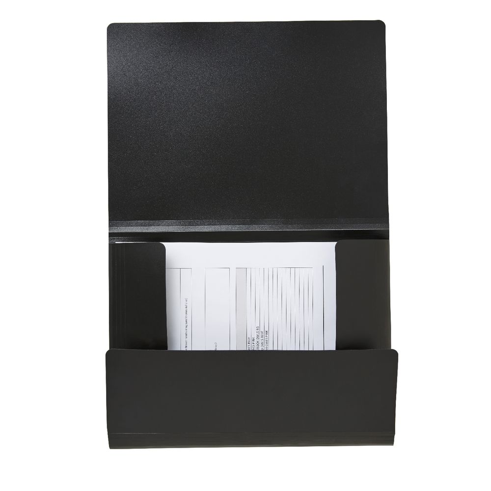 X A4 Document Wallet Black
