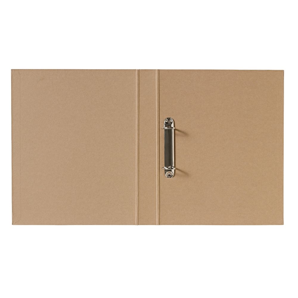 X Pressboard Binder A4 2 D-Ring Kraft