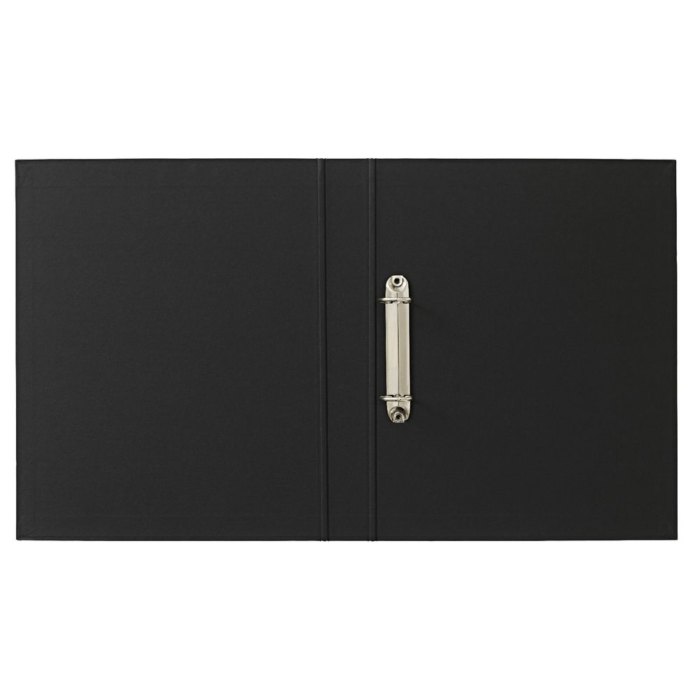 X Pressboard Binder A4 2 D-Ring Black