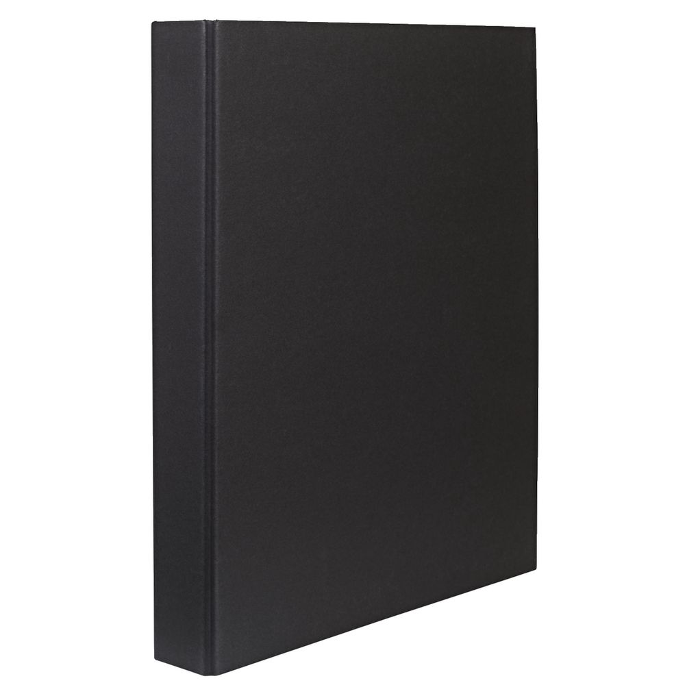 X Pressboard Binder A4 2 D-Ring Black