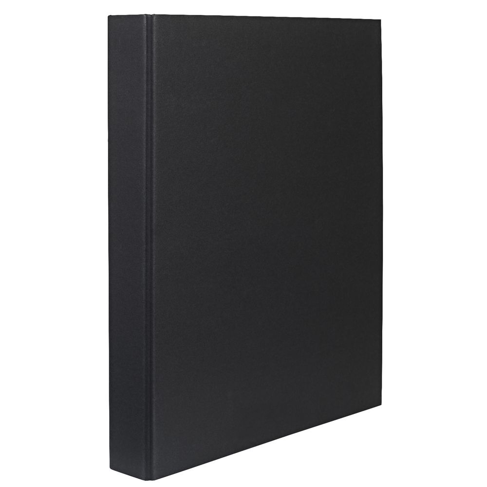 X Pressboard Binder A4 4 D-Ring Black