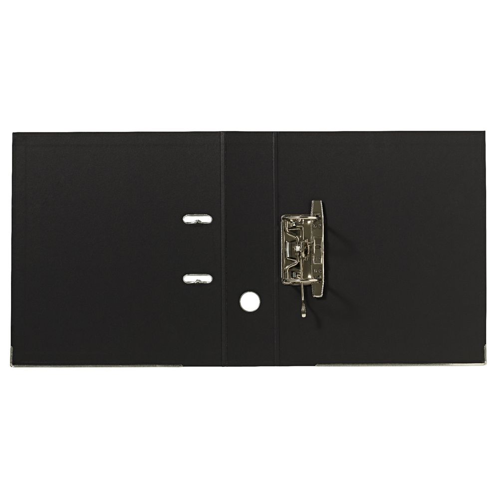 X Pressboard Lever Arch File Black