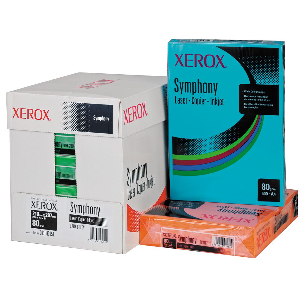 Fuji Xerox Symphony Dark Tints Copy Paper 80gsm A4 Blue