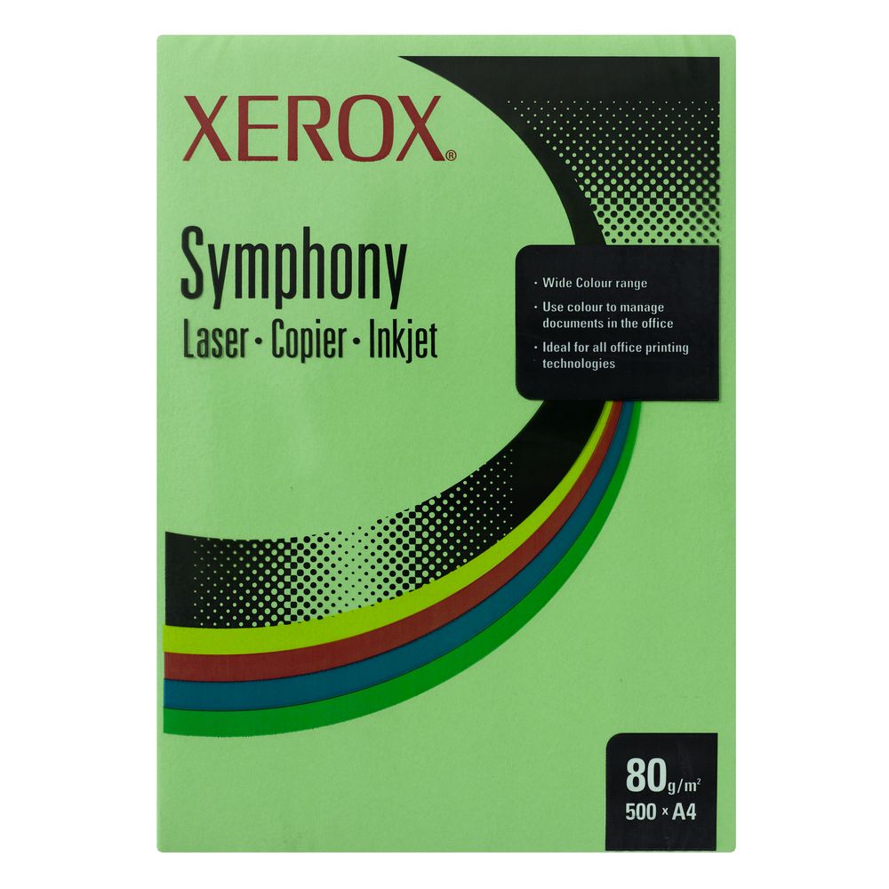 Fuji Xerox Symphony Dark Tints Copy Paper 80gsm A4 Green