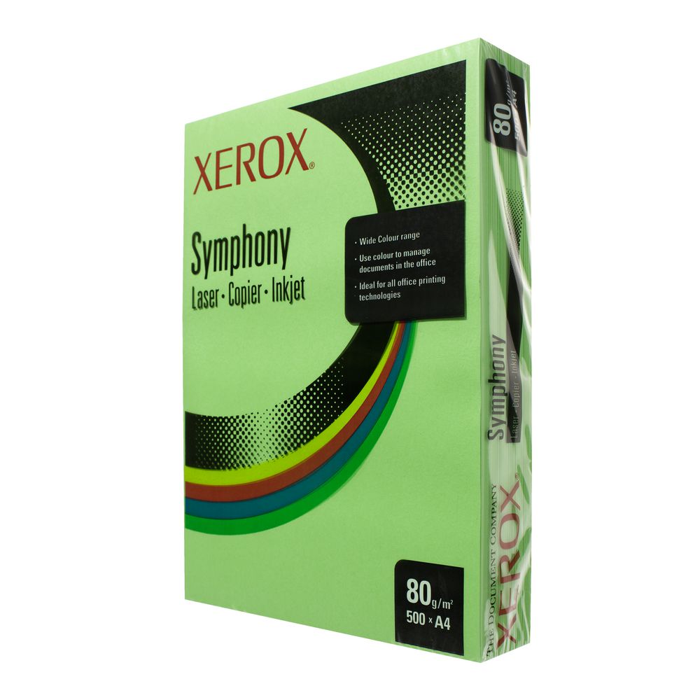 Fuji Xerox Symphony Dark Tints Copy Paper 80gsm A4 Green