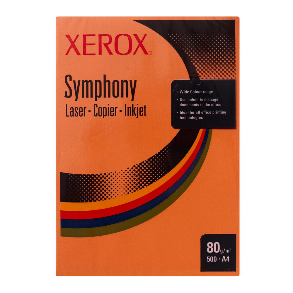 Fuji Xerox Symphony Dark Tints Copy Paper 80gsm A4 Orange