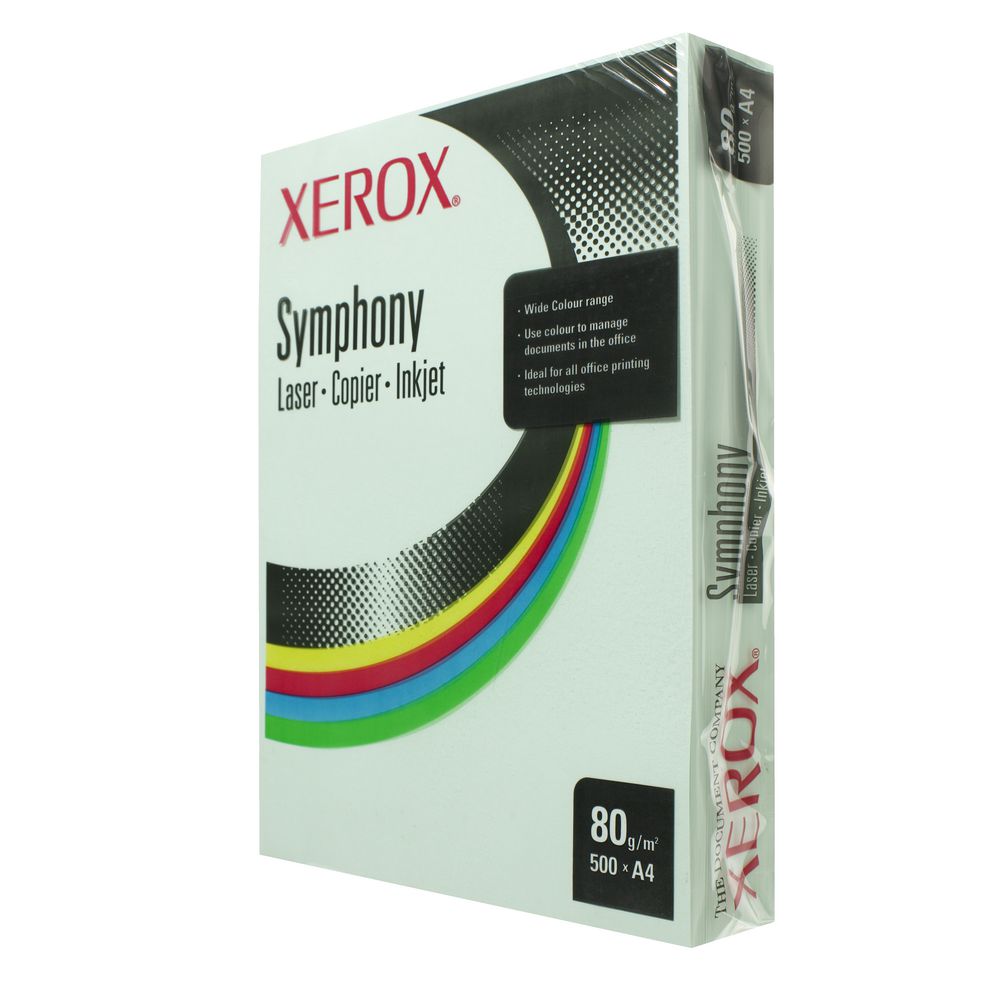 Fuji Xerox Symphony Pastel Tints Paper 80gsm A4 Green Officeworks