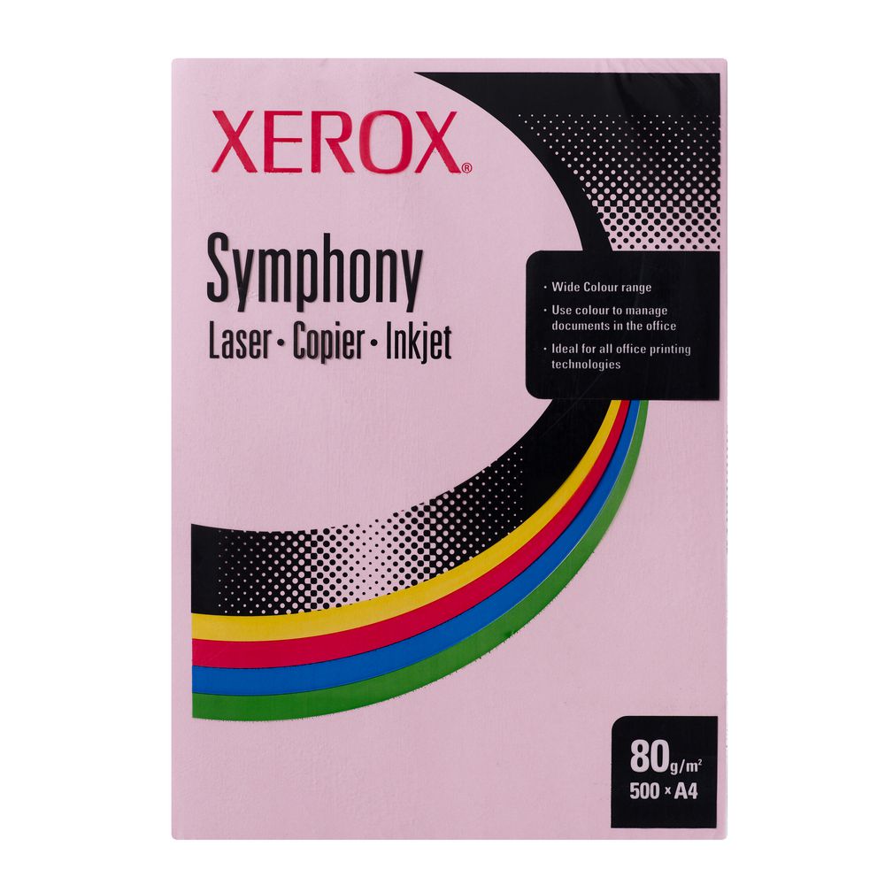 Fuji Xerox Symphony Pastel Tints Paper 80gsm A4 Pink