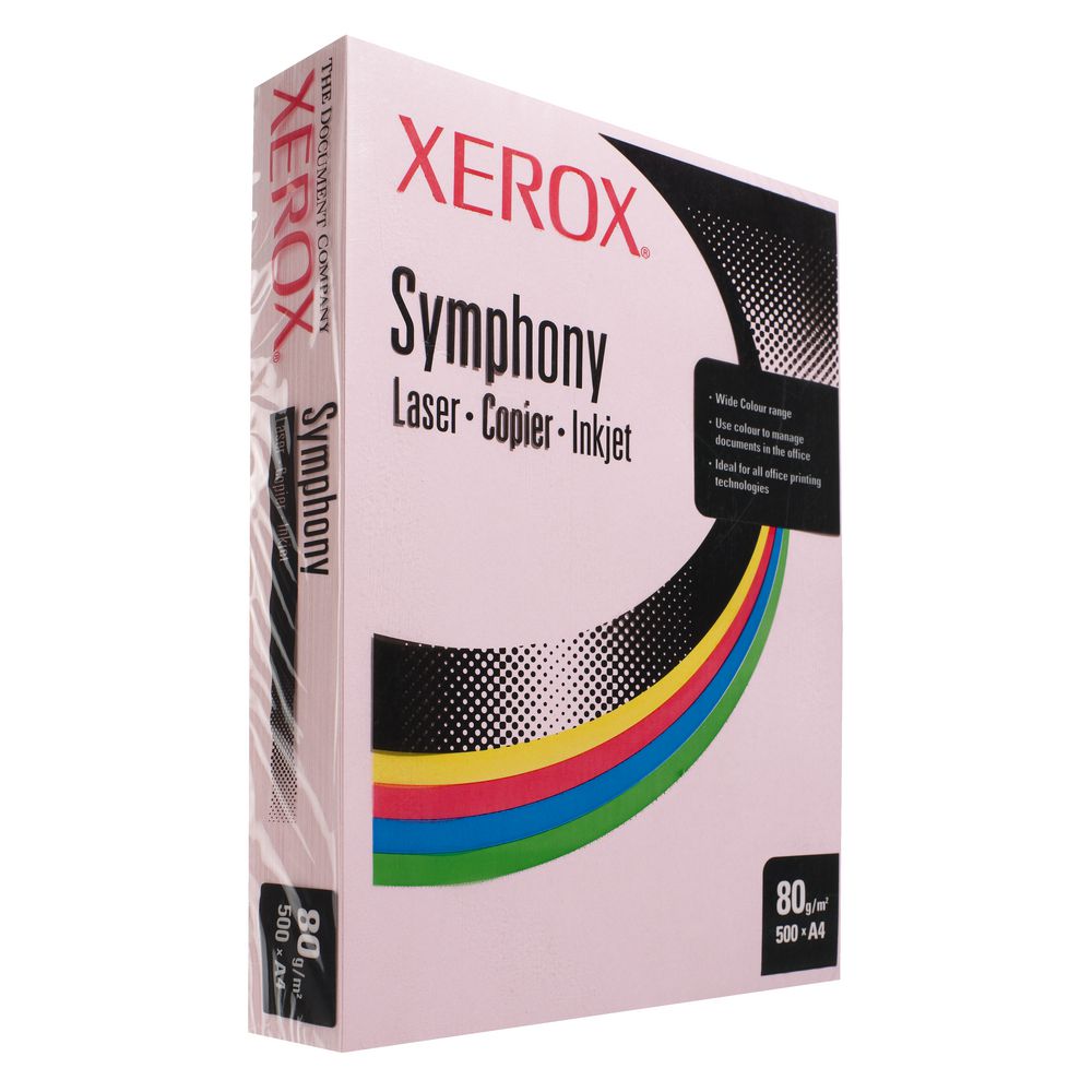 Fuji Xerox Symphony Pastel Tints Paper 80gsm A4 Pink