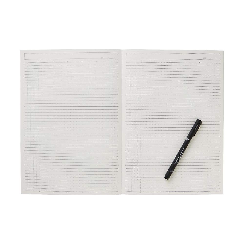 X A4 Ruled Notebook 60 Page Kraft