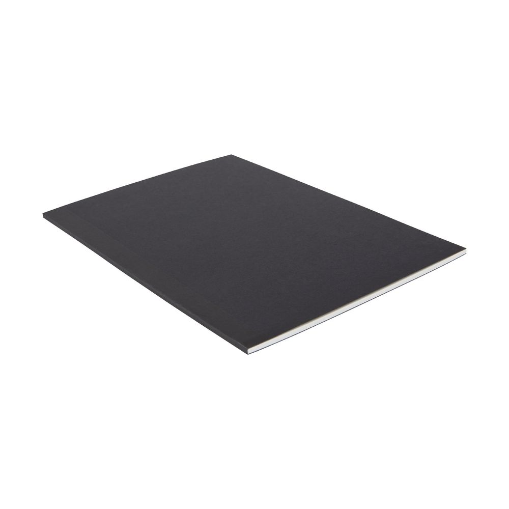 X B5 Pressboard Ruled Notebook 60 Page Black