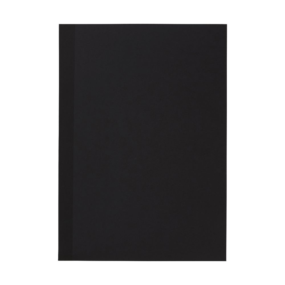 X B5 Pressboard Ruled Notebook 60 Page Black