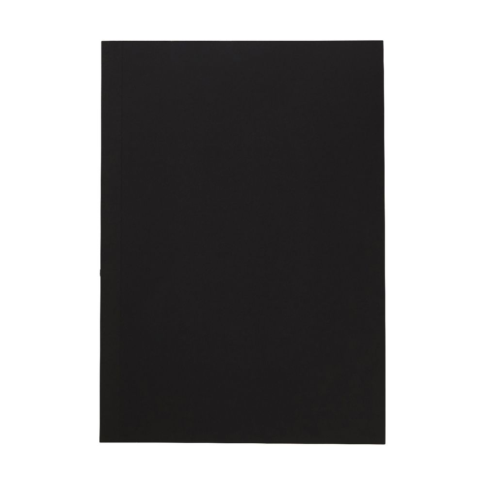 X A4 Pressboard Ruled Notebook 60 Page Black