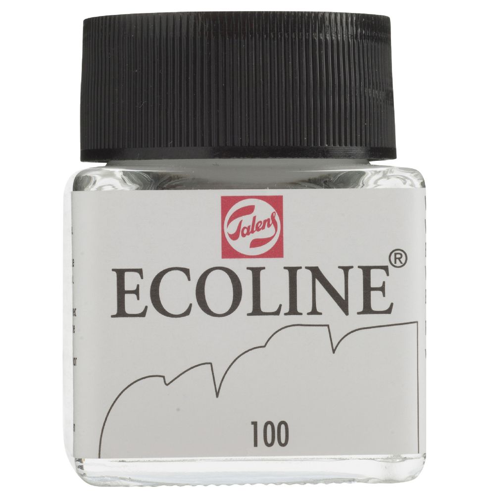Ecoline Liquid Watercolour Paint 30mL White