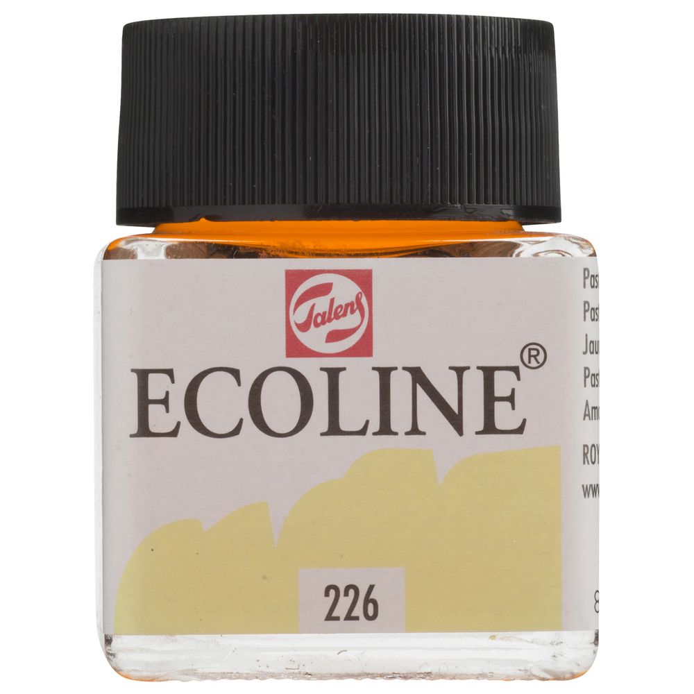 Ecoline Liquid Watercolour Paint 30mL Pastel Yellow