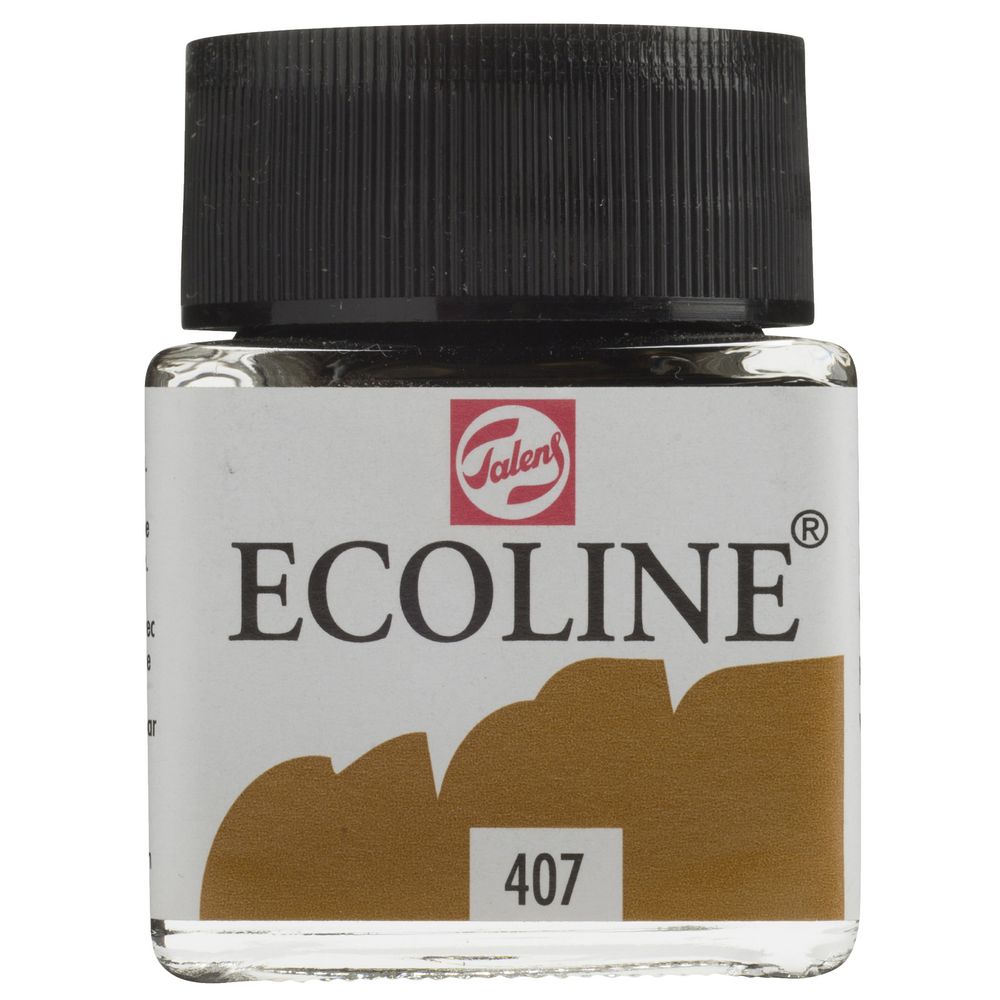 Ecoline Liquid Watercolour Paint 30mL Deep Ochre