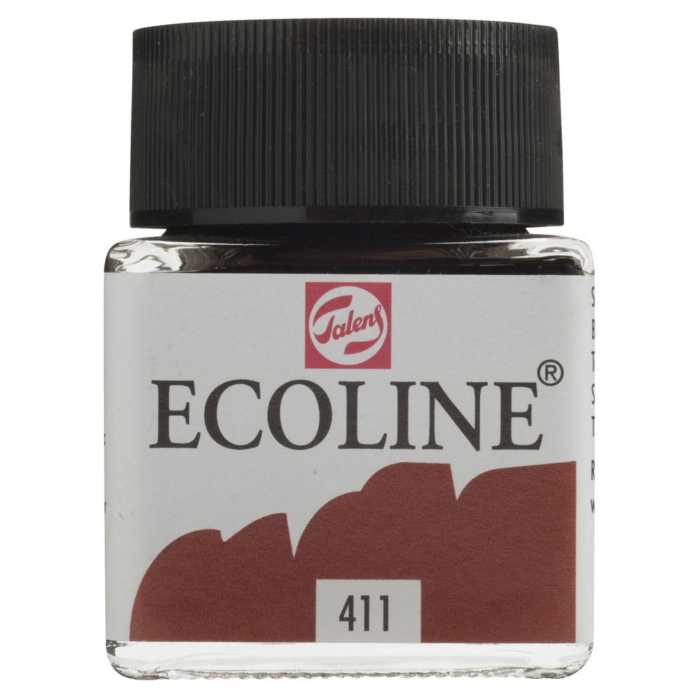 Ecoline Liquid Watercolour Paint 30mL Burnt Sienna